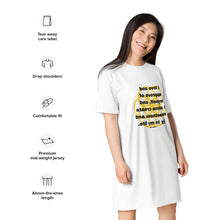 Load image into Gallery viewer, Pancreatitis healing message T-shirt dress
