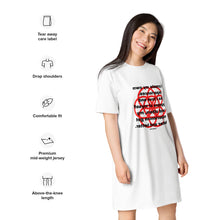 Load image into Gallery viewer, Rheumatism healing message T-shirt dress
