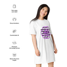 Load image into Gallery viewer, Ringworm healing message T-shirt dress
