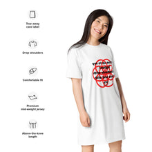 Load image into Gallery viewer, Shin(s) healing message T-shirt dress
