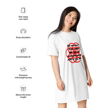 Load image into Gallery viewer, Spinal Meningitis healing message T-shirt dress
