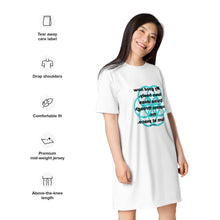 Load image into Gallery viewer, Tonsillitis healing message T-shirt dress
