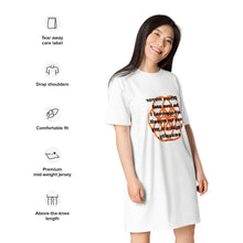 Load image into Gallery viewer, Vaginitis, Female Problems, Leukorrhea healing message T-shirt dress
