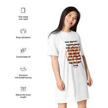 Load image into Gallery viewer, Venereal Dis-ease, AIDS, Gonorrhea, Herpes, Syphilis healing message T-shirt dress
