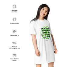 Load image into Gallery viewer, Wrist healing message T-shirt dress
