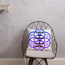 Load image into Gallery viewer, I am in the process of positive change basic Pillow
