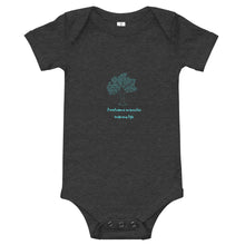 Load image into Gallery viewer, I welcome miracles into my life baby short sleeve one piece
