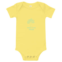 Load image into Gallery viewer, I welcome miracles into my life baby short sleeve one piece
