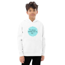 Load image into Gallery viewer, I welcome miracles into my life Kids fleece hoodie
