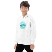Load image into Gallery viewer, I welcome miracles into my life Kids fleece hoodie

