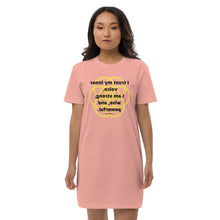 Load image into Gallery viewer, Solar plexus healing message T-shirt dress
