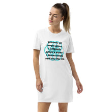 Load image into Gallery viewer, Multiple Sclerosis healing message t-shirt dress
