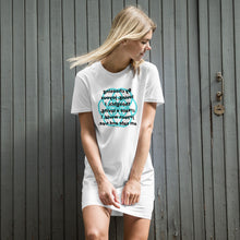 Load image into Gallery viewer, Multiple Sclerosis healing message t-shirt dress
