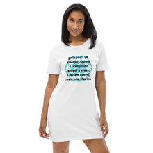 Load image into Gallery viewer, Multiple Sclerosis healing message t-shirt dress
