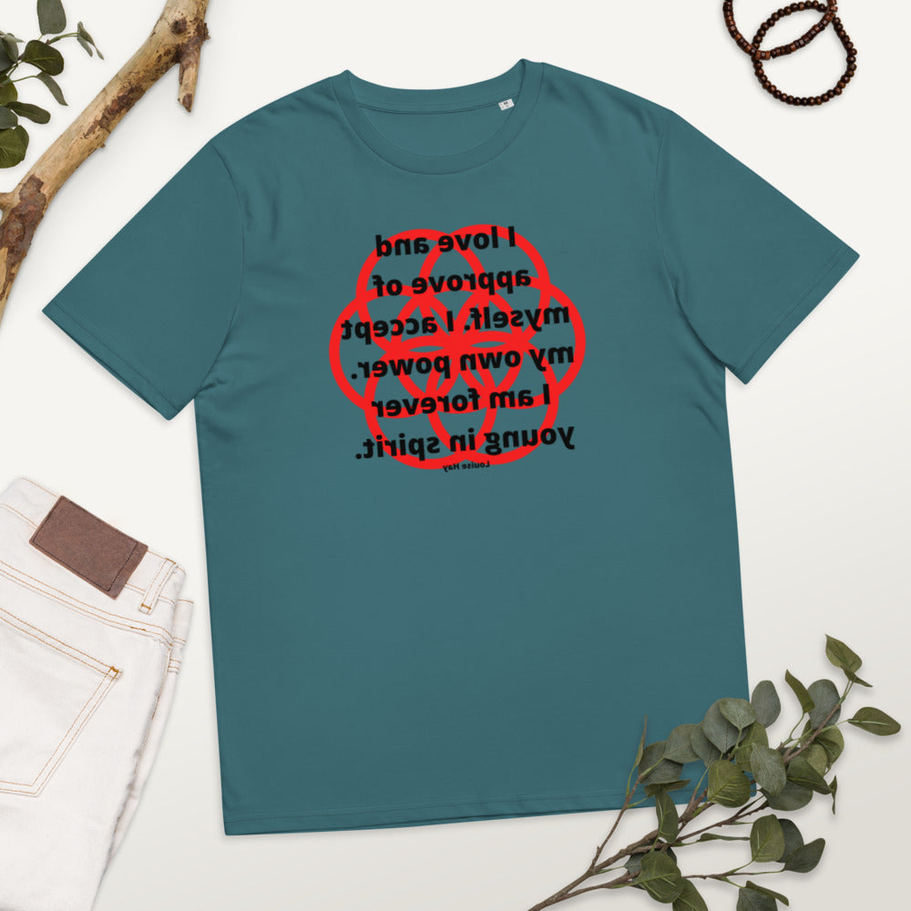 Prostate Problems healing message organic cotton t-shirt