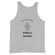 Load image into Gallery viewer, Pain is temporary, pride is forever Unisex Tank Top
