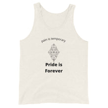 Load image into Gallery viewer, Pain is temporary, pride is forever Unisex Tank Top
