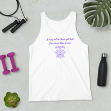 Load image into Gallery viewer, I may not be there yet, but I&#39;m closer than I was yesterday Unisex Tank Top
