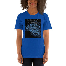 Load image into Gallery viewer, Live, love, grow and be mega-happy Unisex T-Shirt
