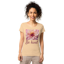 Load image into Gallery viewer, Be kind organic t-shirt

