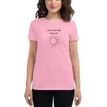 Load image into Gallery viewer, Don&#39;t dream of it, train for it mirror message Women&#39;s short sleeve t-shirt
