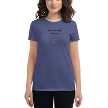 Load image into Gallery viewer, Don&#39;t dream of it, train for it mirror message Women&#39;s short sleeve t-shirt

