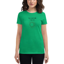 Load image into Gallery viewer, Don&#39;t dream of it, train for it mirror message Women&#39;s short sleeve t-shirt
