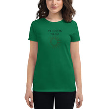 Load image into Gallery viewer, Don&#39;t dream of it, train for it mirror message Women&#39;s short sleeve t-shirt
