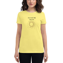 Load image into Gallery viewer, Don&#39;t dream of it, train for it mirror message Women&#39;s short sleeve t-shirt
