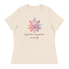 Load image into Gallery viewer, I find love women&#39;s relaxed T-Shirt
