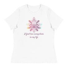 Load image into Gallery viewer, I find love women&#39;s relaxed T-Shirt
